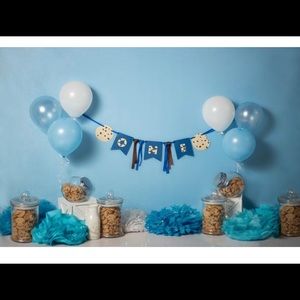 Cookie first birthday backdrop for photography